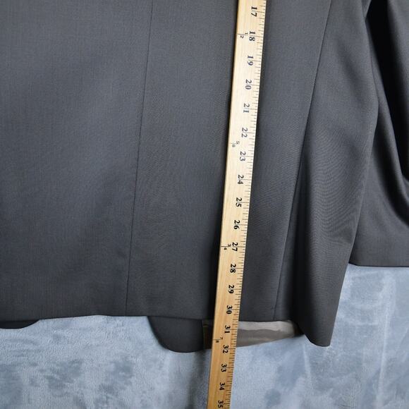 Calvin Klein Blazer Men's 38R Beige Gray Wool Sport Coat Jacket - Picture 11 of 12